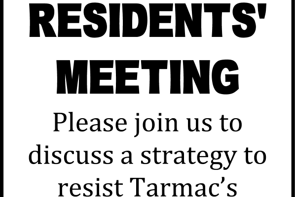 QUARRY PROPOSAL Residents’ Meeting Thursday 17 October 2024 at 6pm